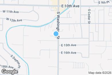 Map image of the property - 1350 S Washington St