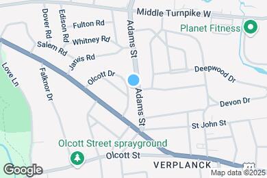 Map image of the property - 43 Olcott Dr