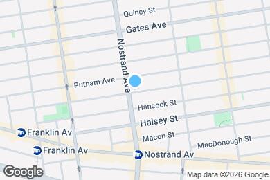 Map image of the property - 193 Jefferson Ave