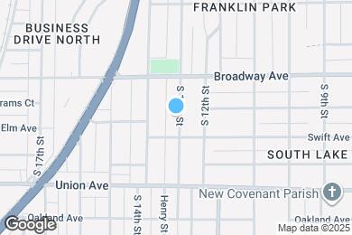 Map image of the property - 1808 S 13th St