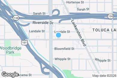 Map image of the property - 10939 1/2 Moorpark St