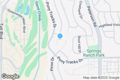 Map image of the property - 3365 Bareback Dr
