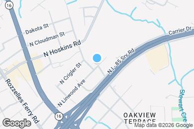 Map image of the property - 503 N Linwood Ave