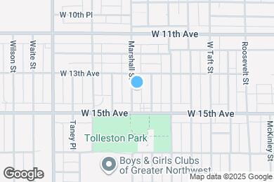 Map image of the property - 1341 Marshall St