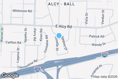 Map image of the property - 2530 Rozelle St