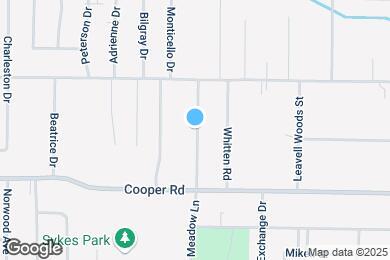 Map image of the property - 3251 Meadow Ln