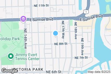 Map image of the property - 825 NE 17th Ter