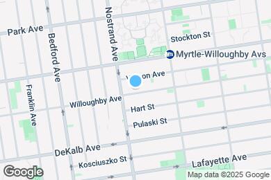Map image of the property - 455 Willoughby Ave
