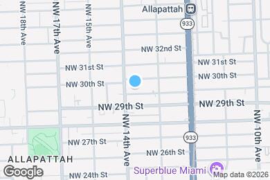 Map image of the property - 1379 NW 29th Terrace