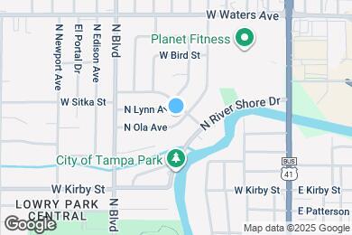 Map image of the property - 8028 N Ola Ave