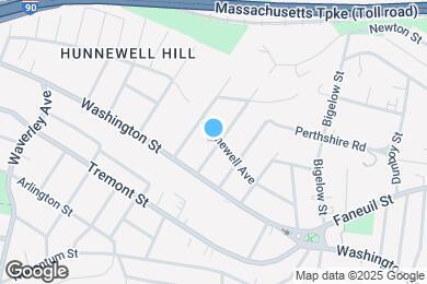 Map image of the property - 72 Hunnewell Ave