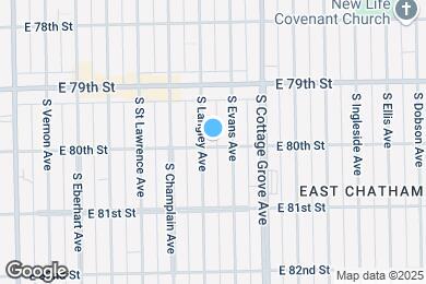 Map image of the property - 708 E 80th St
