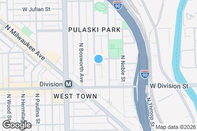 Map image of the property - 1249 N Greenview Ave