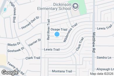 Map image of the property - 2105 Burrows Trail
