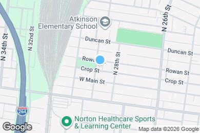 Map image of the property - 117 N 29th St