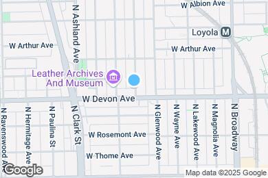 Map image of the property - 6418 N Newgard Ave