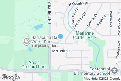 Map image of the property - 849 Pear Tree Ln