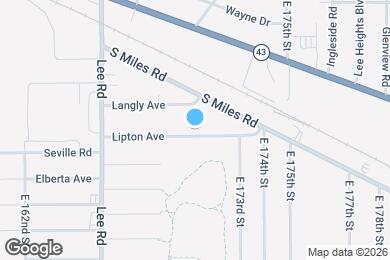 Map image of the property - 17001 Lipton Ave