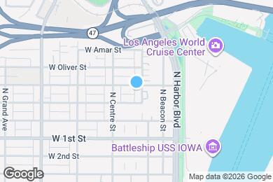 Map image of the property - 335 N Palos Verdes St