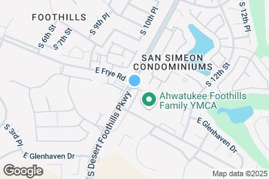 Map image of the property - 16428 S 10th St