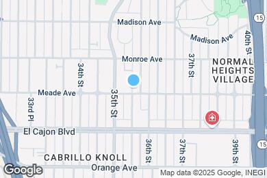 Map image of the property - 3550 Meade Ave