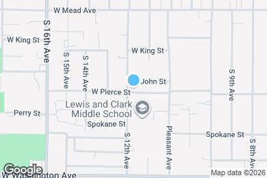Map image of the property - 1111 W Pierce St