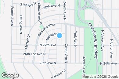 Map image of the property - 2716 Abbott Ave N
