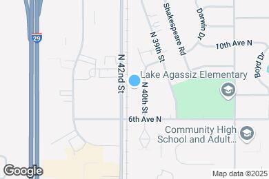 Map image of the property - 715 N 40th St