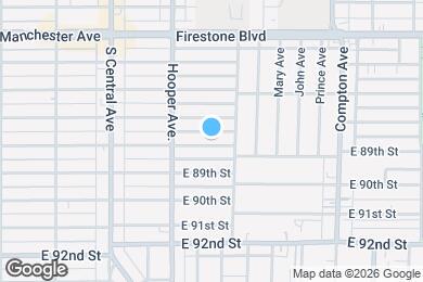 Map image of the property - 1241 E 88th Pl