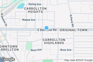 Map image of the property - The Ranch at Belt Line