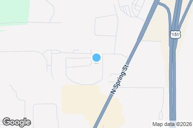 Map image of the property - Spring Lake Apartments