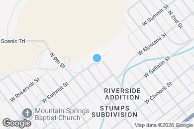 Map image of the property - 703 W Summit St