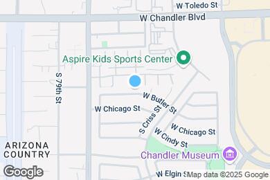 Map image of the property - 3878 W Butler St