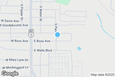 Map image of the property - 1621 S Park St