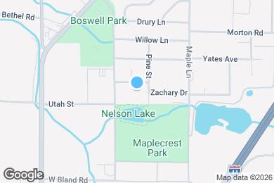 Map image of the property - 1304 S Nelson Ct