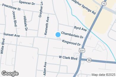 Map image of the property - 401 Kingwood Dr