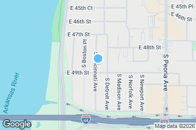 Map image of the property - 4761 S Cincinnati Ave