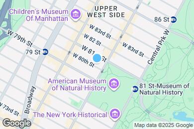 Map image of the property - 119 W 80th St