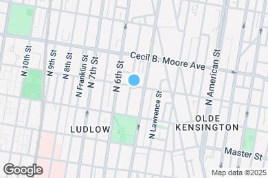 Map image of the property - 520 W Oxford St