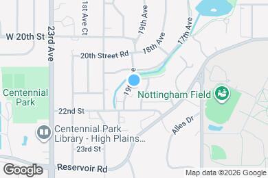 Map image of the property - 2124 19th Ave