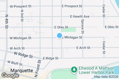 Map image of the property - 224 E Michigan St