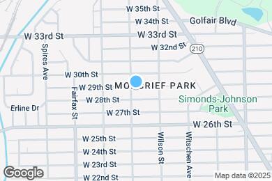 Map image of the property - 1594 W 29th St