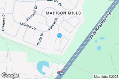Map image of the property - Millstone Lakes Apartments