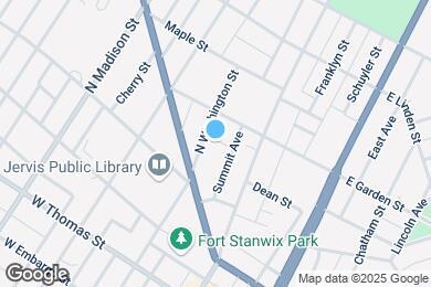Map image of the property - 716 N Washington St