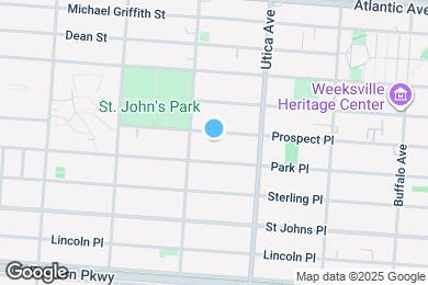 Map image of the property - 1330 Prospect Pl