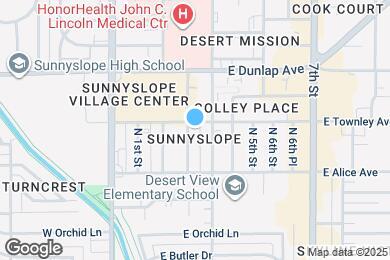Map image of the property - 8841 N 2nd Way
