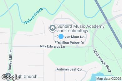 Map image of the property - 144 Hamilton Pointe Dr