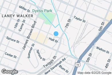 Map image of the property - 712 Hopkins St