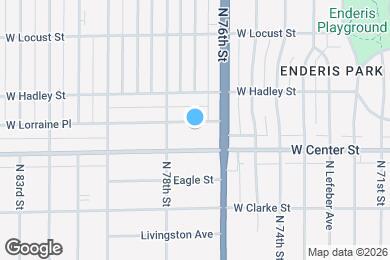 Map image of the property - 7639 W Lorraine Pl