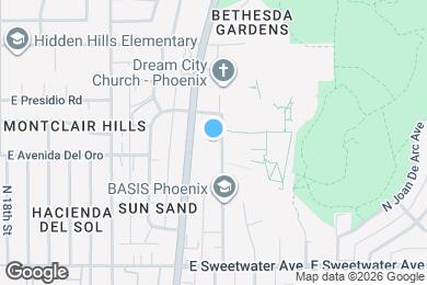 Map image of the property - 13406 N 22nd St
